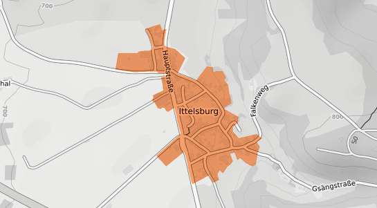 Mietspiegelkarte Bad Gr&ouml;nenbach Ittelsburg